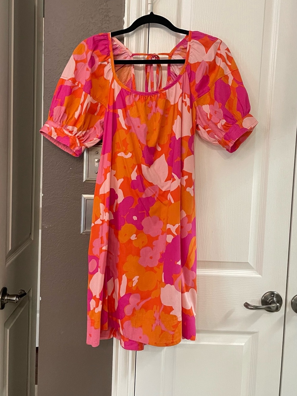 Free Assembly Pink Floral Dress Sz S Small Baby Doll